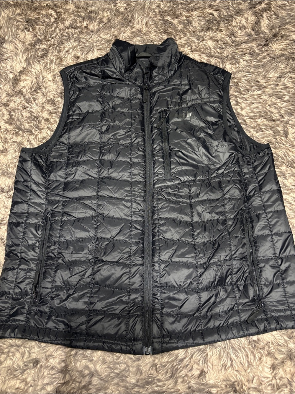 Bench Black Quilted Packable Vest
